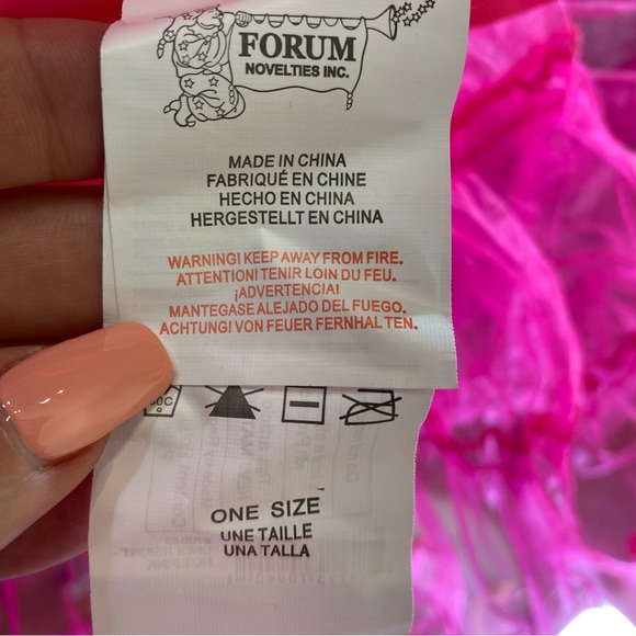 Hot Pink Knee Length Crinoline Petticoat Underskirt for Women• Size OS - Picture 6 of 6